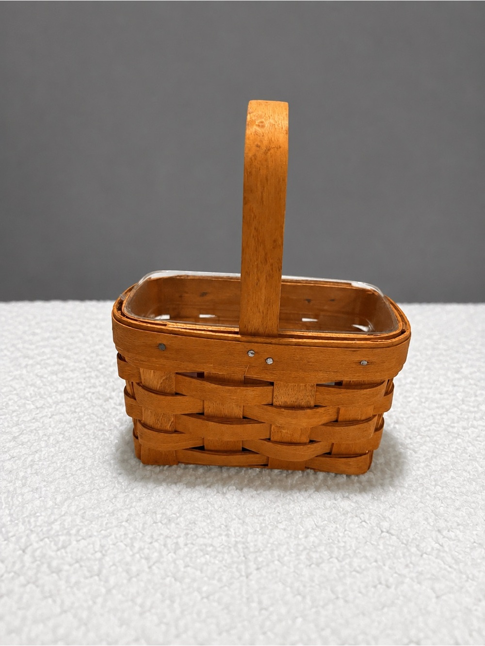 Longaberger Bread & Milk Basket Vintage Handwoven Basket